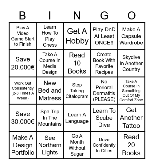 2025 BINGO Card