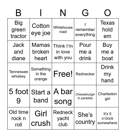 Birthday Bingo Card