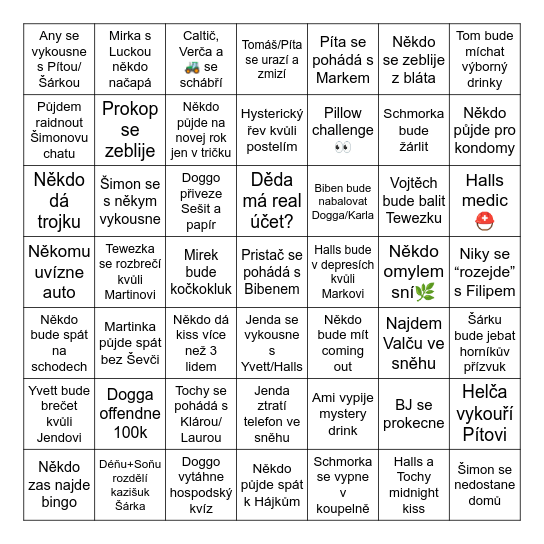 Silvik Bingoo 🎉 Bingo Card
