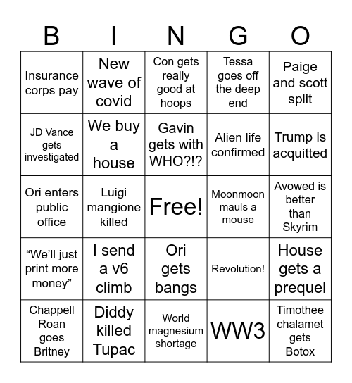 2025 Bingo Card 2025-bingo-card