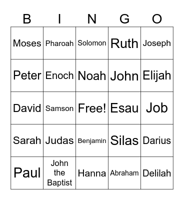 WHO AM I Bingo Card