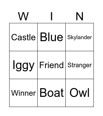Jden’s Bingo Battle Bingo Card