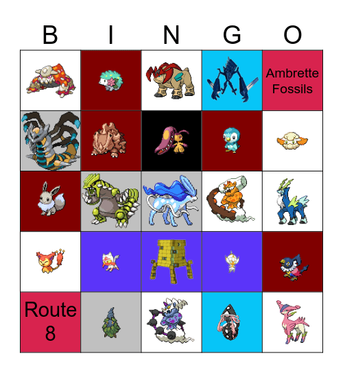 2025 Shinies Bingo Card
