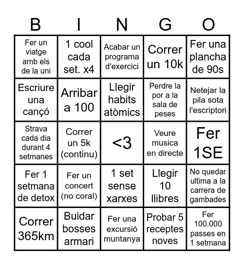 BINGO VIEJAS DEL VISILLO Bingo Card