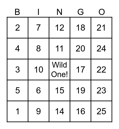 Dishairo's 1st Birthday Bingo Card