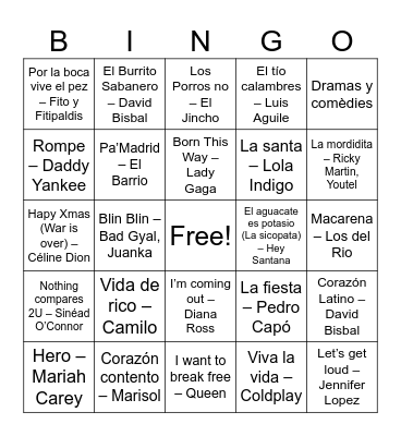 Feliç 2025! Bingo Card