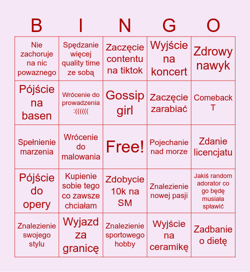 Baska bingo 2025 Bingo Card