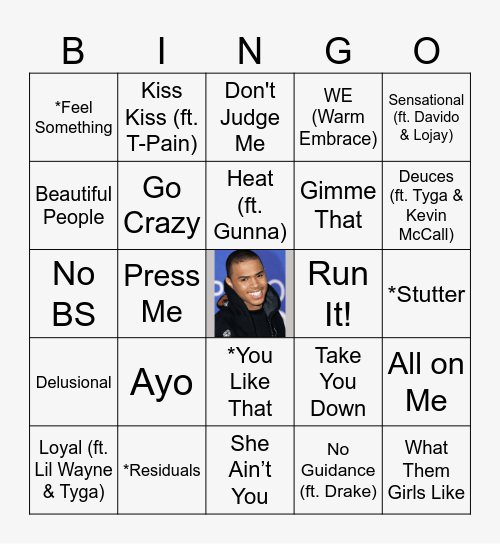 BREEZY BINGO!!! Bingo Card