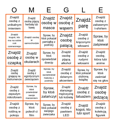 Omegle TV Bingo        By. woxek Bingo Card
