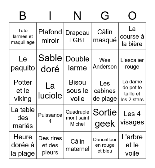 Duo Azul Bingo Card