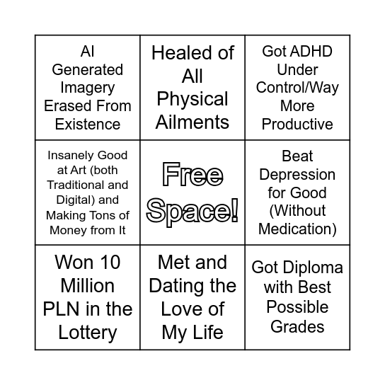 2024 Predictions! Bingo Card