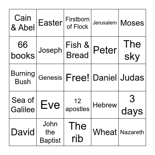 FHAC New Year's Eve BINGO Card