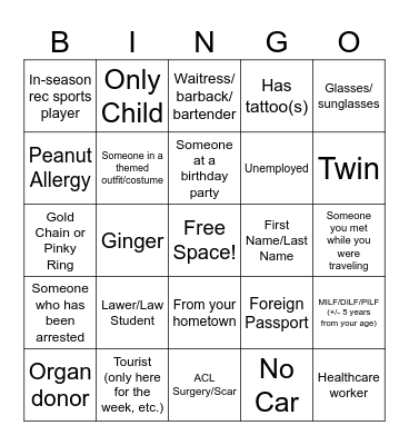 2025 BINGO Card