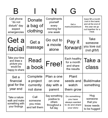 Bingo Vision Card Bingo Card