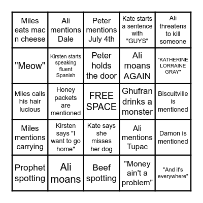 PAKKGM ULTIMATE BINGO 2025 BABY!!! Bingo Card