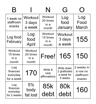 Abby's Q1 Bingo Card