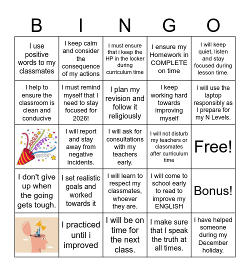 4 Empathy Bingo Card