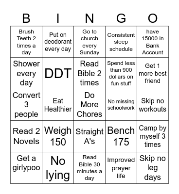 2025 Bingo Card