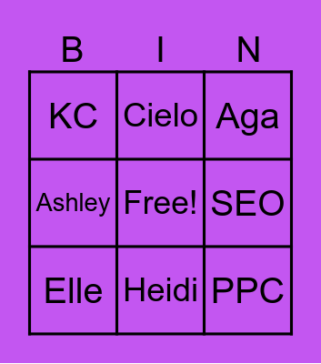 DG LOGIKA Bingo Card