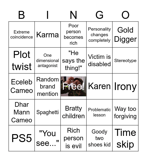 DHAR MANN Bingo Card