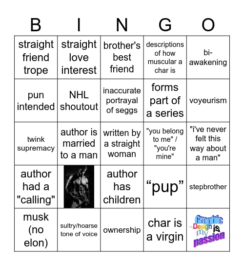 MM NOVEL BINGO Card