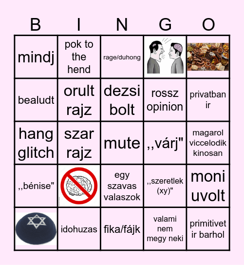 LINT BINGO Card