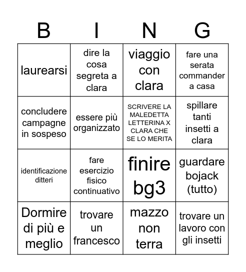 2025 fede Bingo Card