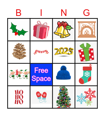 Holiday Bingo Card