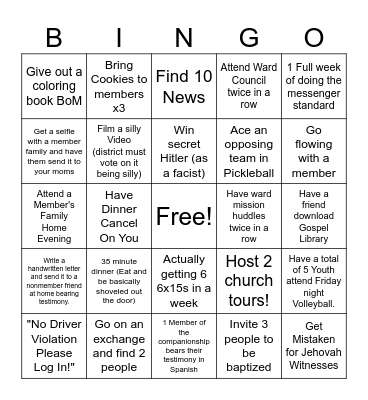 New Year Transfer Bingo! Bingo Card