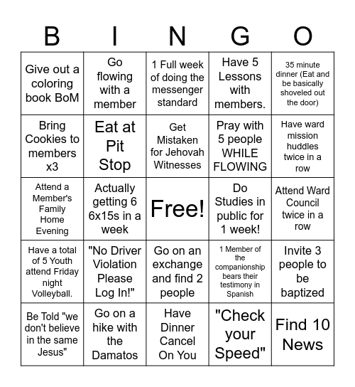 New Year Transfer Bingo! Bingo Card