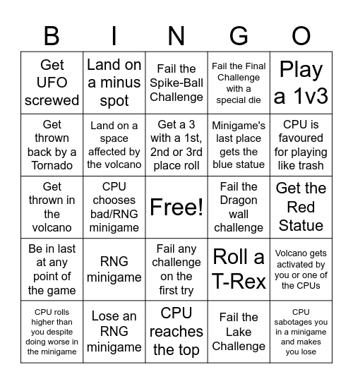 BgINGO Bingo Card