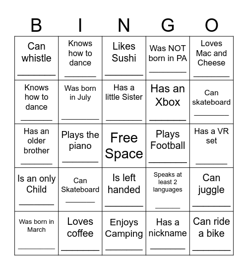 ESTO VIR HUMAN BINGO Card