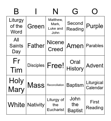 Third Grade Mid-Year Bingo Card