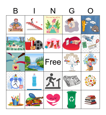 New Year's Resolutions Bingo! Bingo Card