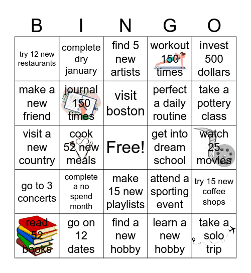 25 in 2025 Bingo Card