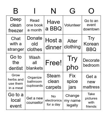 NYR Bingo Card