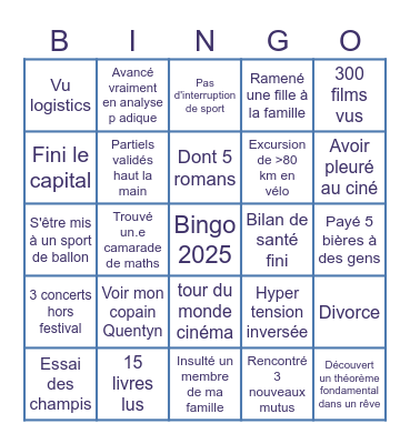 bingo 2025 1xel Bingo Card