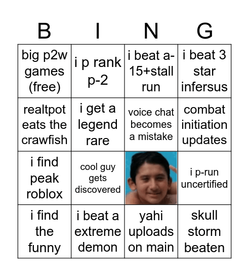 bingo 2025 Bingo Card