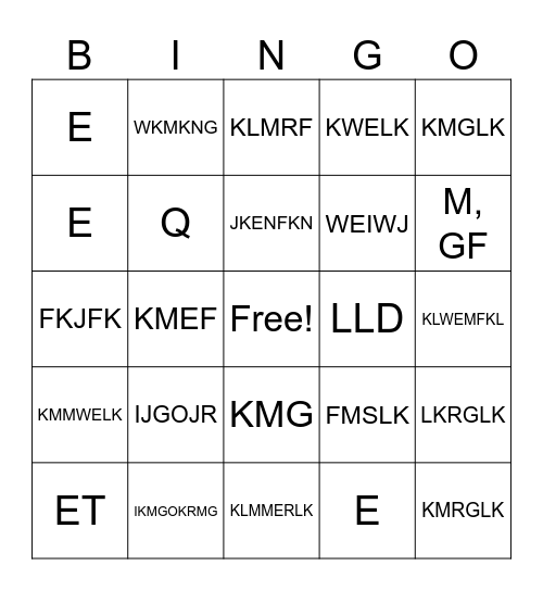 NEW YEAR EVE 2025 Bingo Card