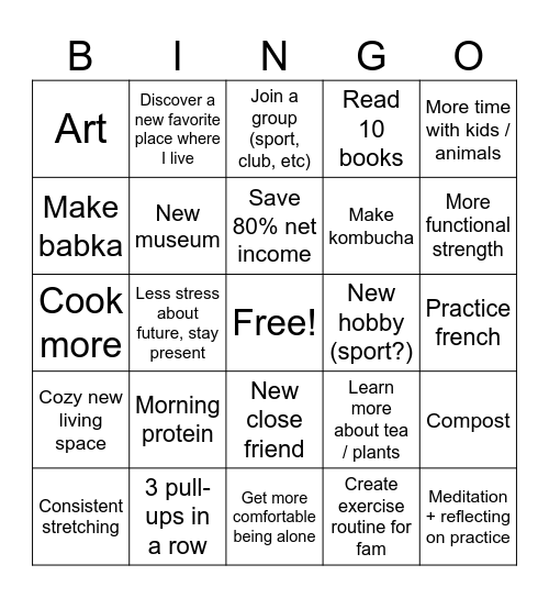 Emi 2025 Bingo Card