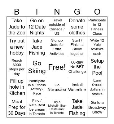 J+J+J 2025 Bingo Card Bingo Card
