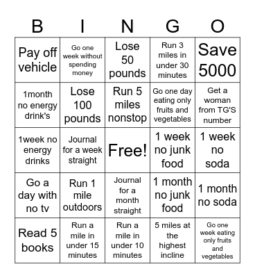 2025 bingo card Bingo Card