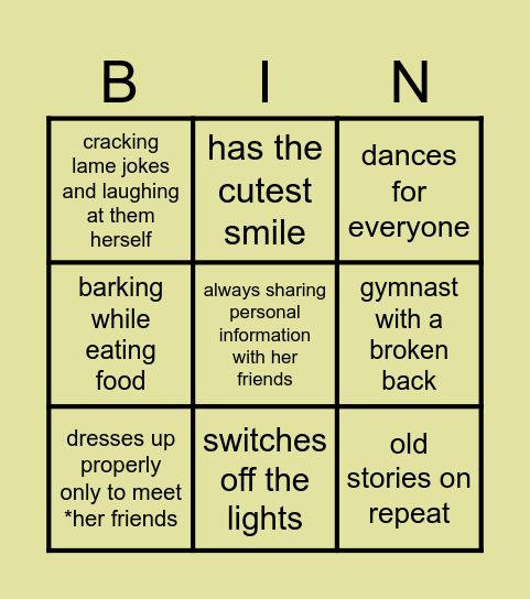 ACCHI Bingo Card