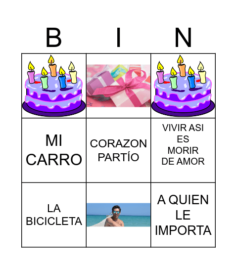 EL BINGO MUSICAL DEL 2022 Bingo Card