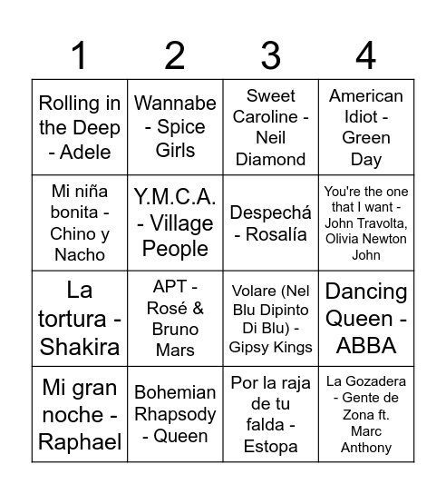 BINGO 2025! Bingo Card