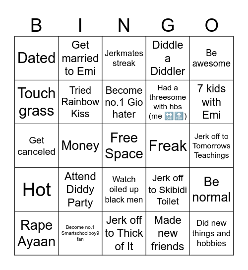 2024 BINGO Card