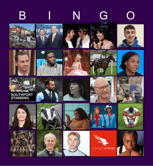 2024 YEAR END Bingo Card