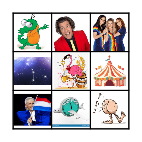 Oud & Nieuw Bingo Card