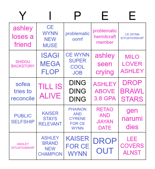 2025 MANIFEST Bingo Card