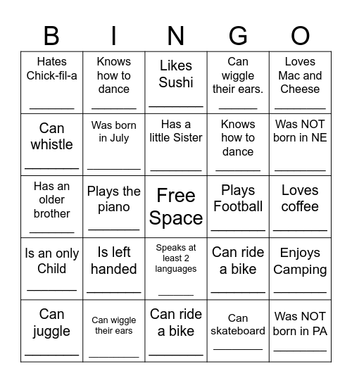 ESTO VIR HUMAN BINGO Card